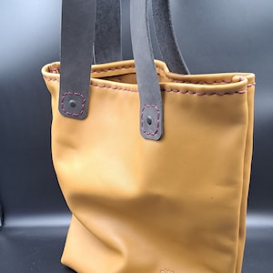 Genuine leather tote bag ''Mini Juliette''