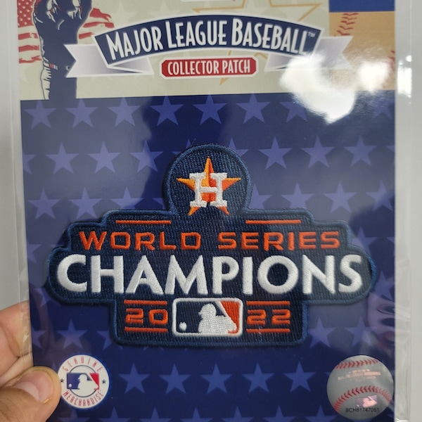 Official 2022 World Series Champions Patch MLB Baseball Jersey Patch Houston Astros