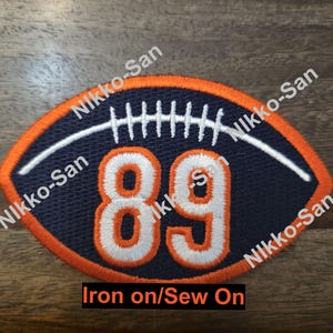 Mike Ditka Patch 89 Memorial Patch Chicago Bears #89 Patch NOT HELMET DECAL