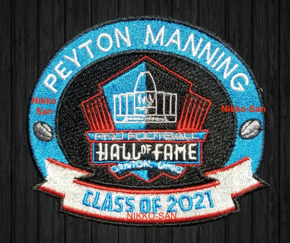 Payton Manning Patch HOF Hall Of Fame 2021 NFL Football Jersey Patch Iron On