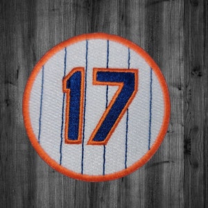 Keith Hernandez Patch 17 Number New York Mets Baseball Jersey Patch retired
