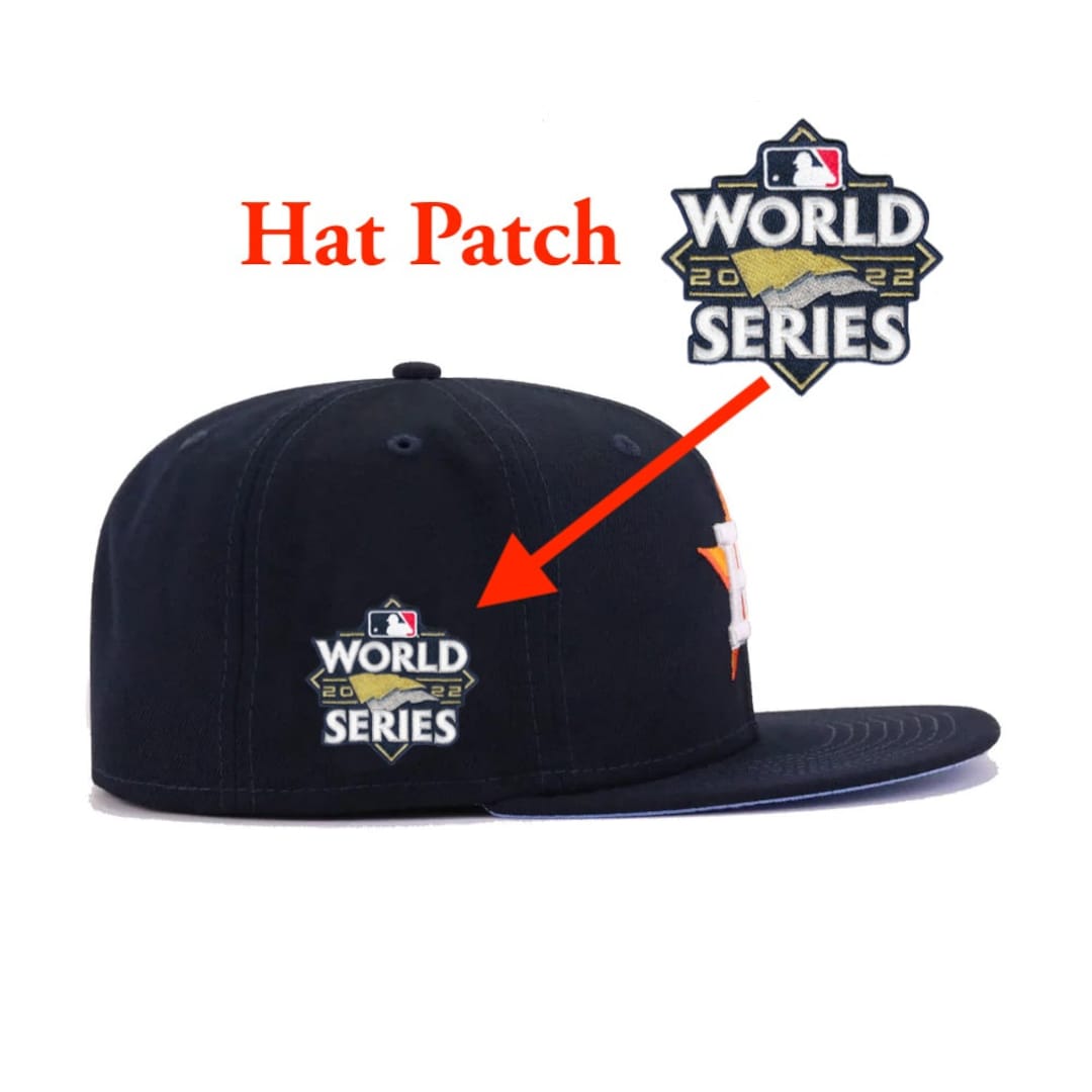 2022 World Series Hat Patch MLB Baseball Iron on Patch Houston Astros