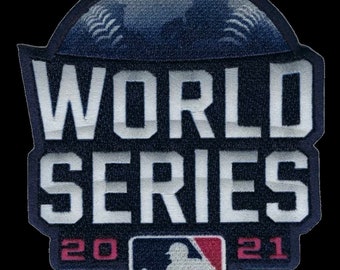 Official 2021 World Series Patch MLB Baseball Jersey Patch Houston Astros  Atlanta Braves
