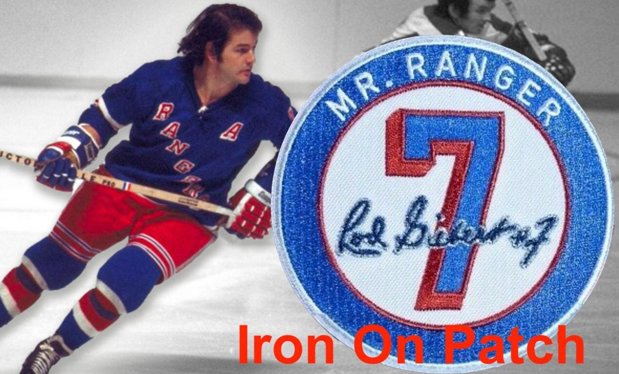 Rod Gilbert Mr. Rangers #7 Patch - New York Rangers Memorial Patch for Rod Gilbert 2021