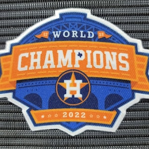 2022 World Series Championship Patch Baseball Jersey Patch Houston Astros