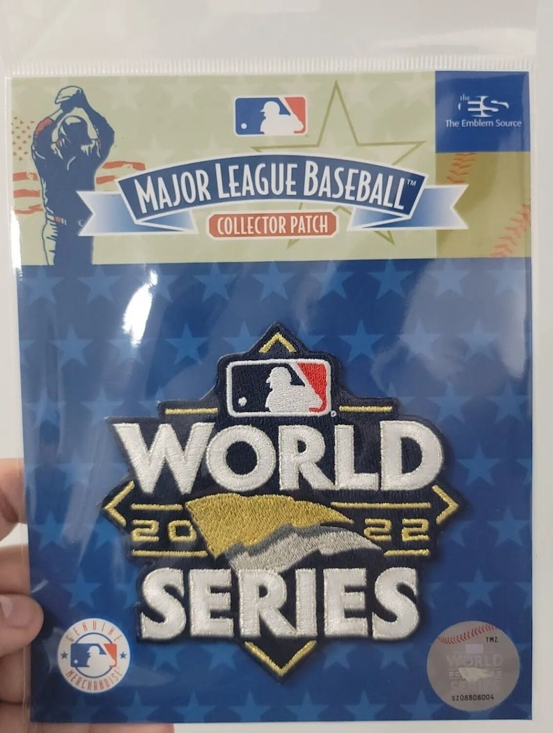Official 2022 World Series Patch MLB Baseball Jersey Patch Etsy