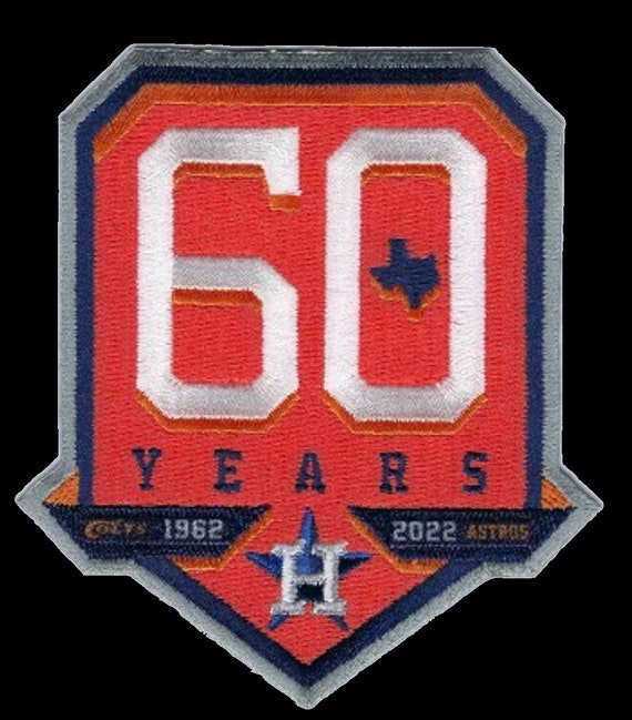 Official 2022 Houston Astros 60 Years Patch - 60th Anniversary Patch MLB  Baseball Jersey Patch Houston Astros Altuve Verlander Bregman