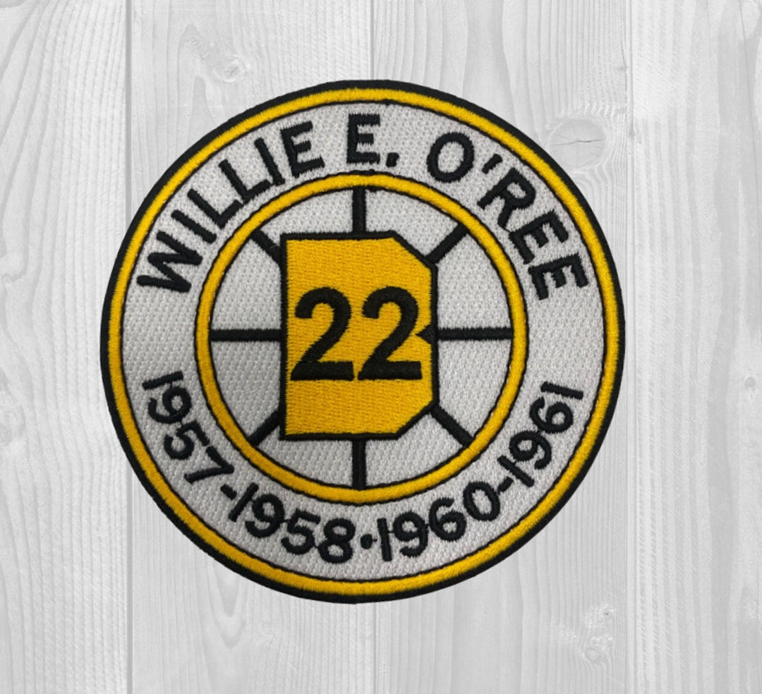 Patch Ree Willie E O'ree 22 Retire Number Patch - Hockey Jersey Boston Bruins ...