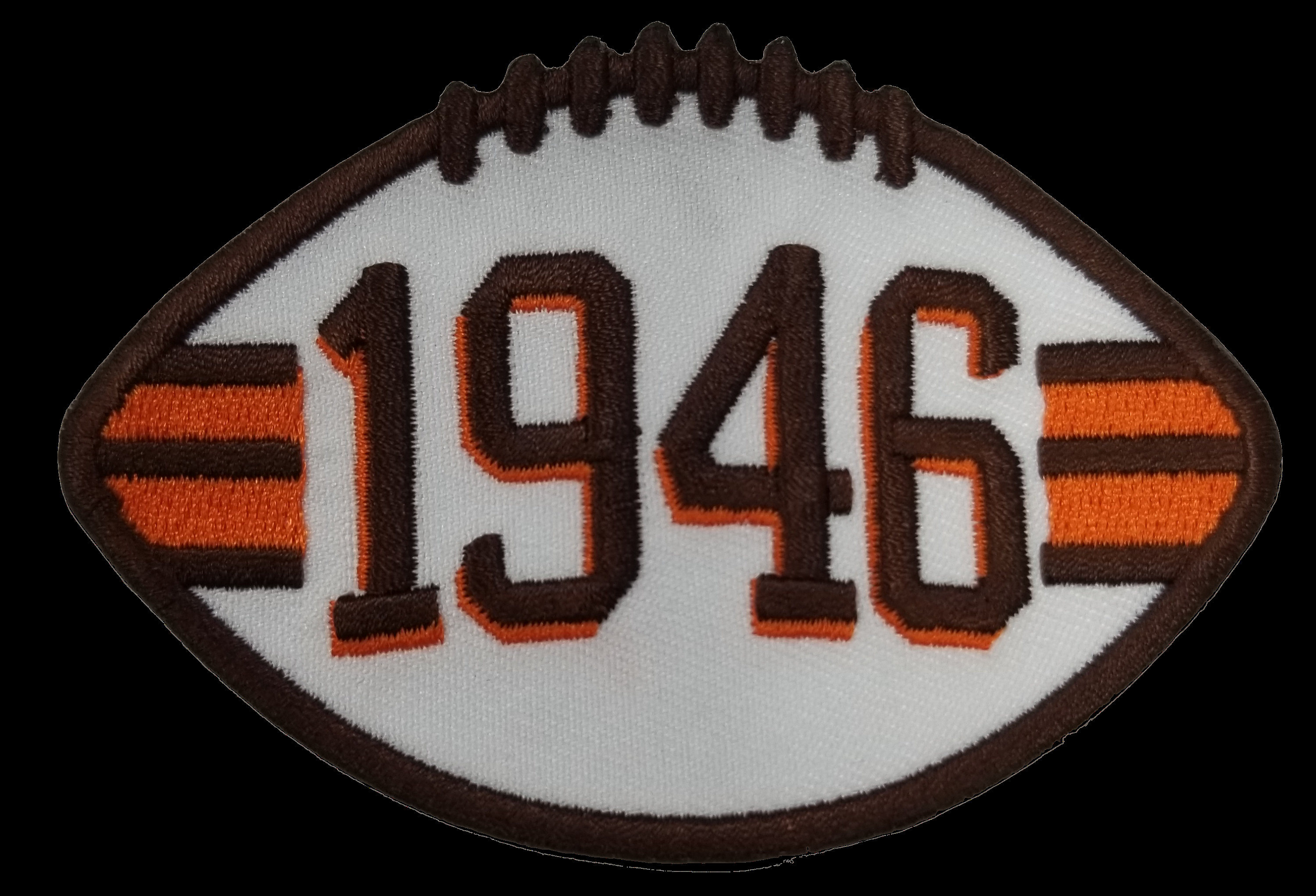 Cleveland Browns 1946 75th Anniversary Patch Football Jersey Patch Iron