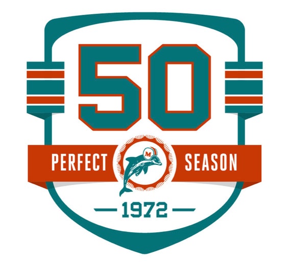 miami dolphins 50th anniversary perfect season merchandise