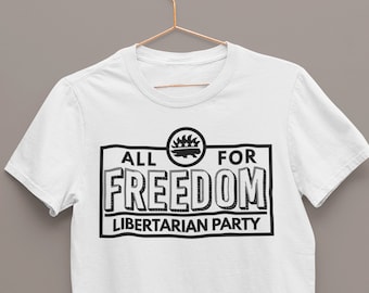 All For Freedom Libertarian Party Short-Sleeve Unisex T-Shirt