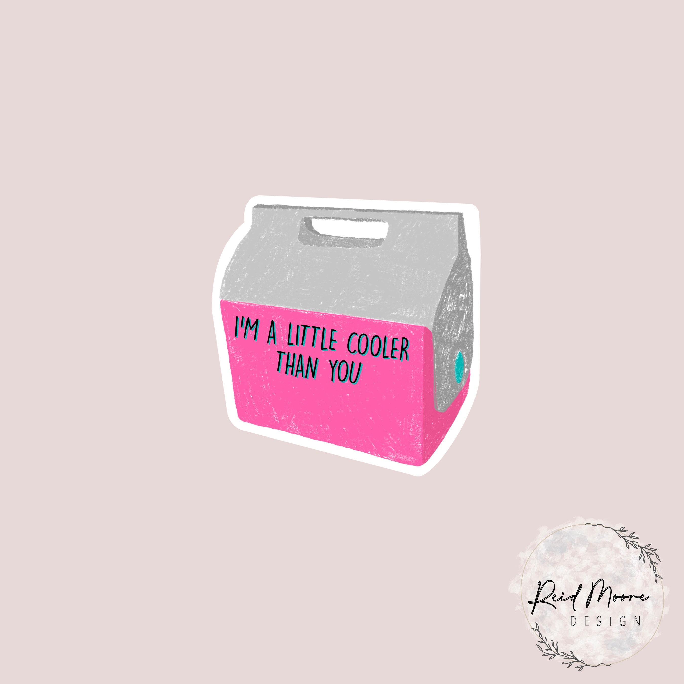 Little Cooler Vinyl Sticker Vinyl Sticker Cooler Laptop Etsy