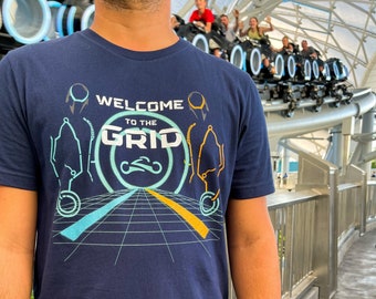 Welcome to the Grid Lightcycle Run Tron Inspired Shirt, WDW Shirt