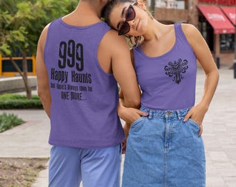Welcome Foolish Mortals Haunted Mansion Inspired Comfort Colors Tank Top, Theme Park Tank Top