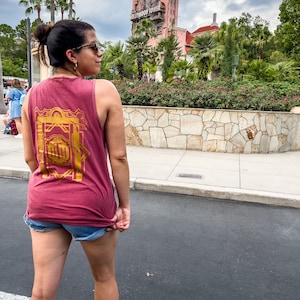 Tower Of Terror Comfort Colors Tank Top, Hollywood Studios Tank Top, Theme Park Tank Top, WDW Inspired TOT
