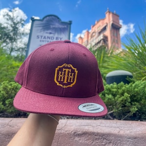 Tower of Terror Hollywood Studios Snapback Hat, Tower of Terror Embroidered Hat