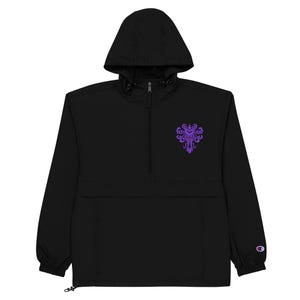 Haunted Mansion WDW Inspired Embroidered Champion Packable Jacket, WDW Theme Parks Wind and Rain Resistant Jacket