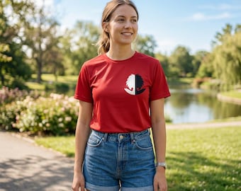 Villains Cruella-Inspired 50+ UPF Short Sleeve Shirt | Unisex Dri-Fit Performance Shirt