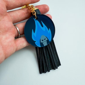 Lord of the Dead Hades Villain-Inspired Hand-Painted Back Acrylic Keychain