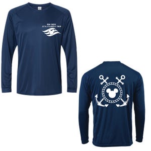Oh Boy Disney Cruise Family Trip Inspired 50+ UPF Long Sleeve Shirt | UPF Disney Beach and Pool Shirt | Magical Vacation Pool Long Sleeve