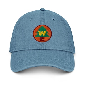 Wilderness Explorer Up Russell Badge Embroidery Denim Hat