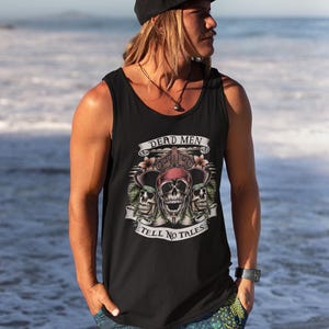 Dead Men Tell No Tales Pirates of the Caribbean Tank Top, WDW Inspired Tank Top