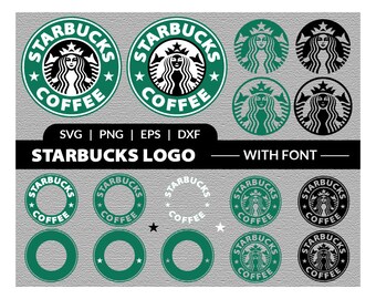 Id Sp00021 Starbucks Coffee Logo With Surrounding Letter Etsy - starbucks roblox id