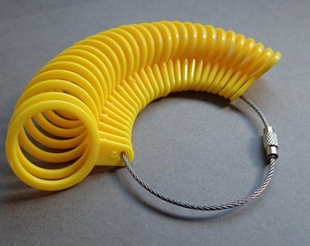 Ring sizer, Ring sizing tool, Plastic ring sizer, Ring gauge