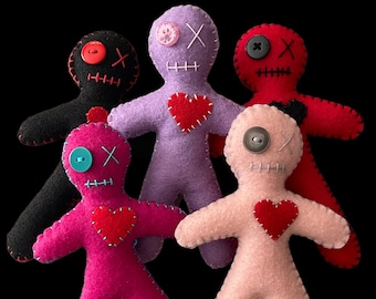 Pre-Made Intention dolls, voodoo dolls, poppets, manifestation doll, Spirit doll, Energy doll, Damn it doll