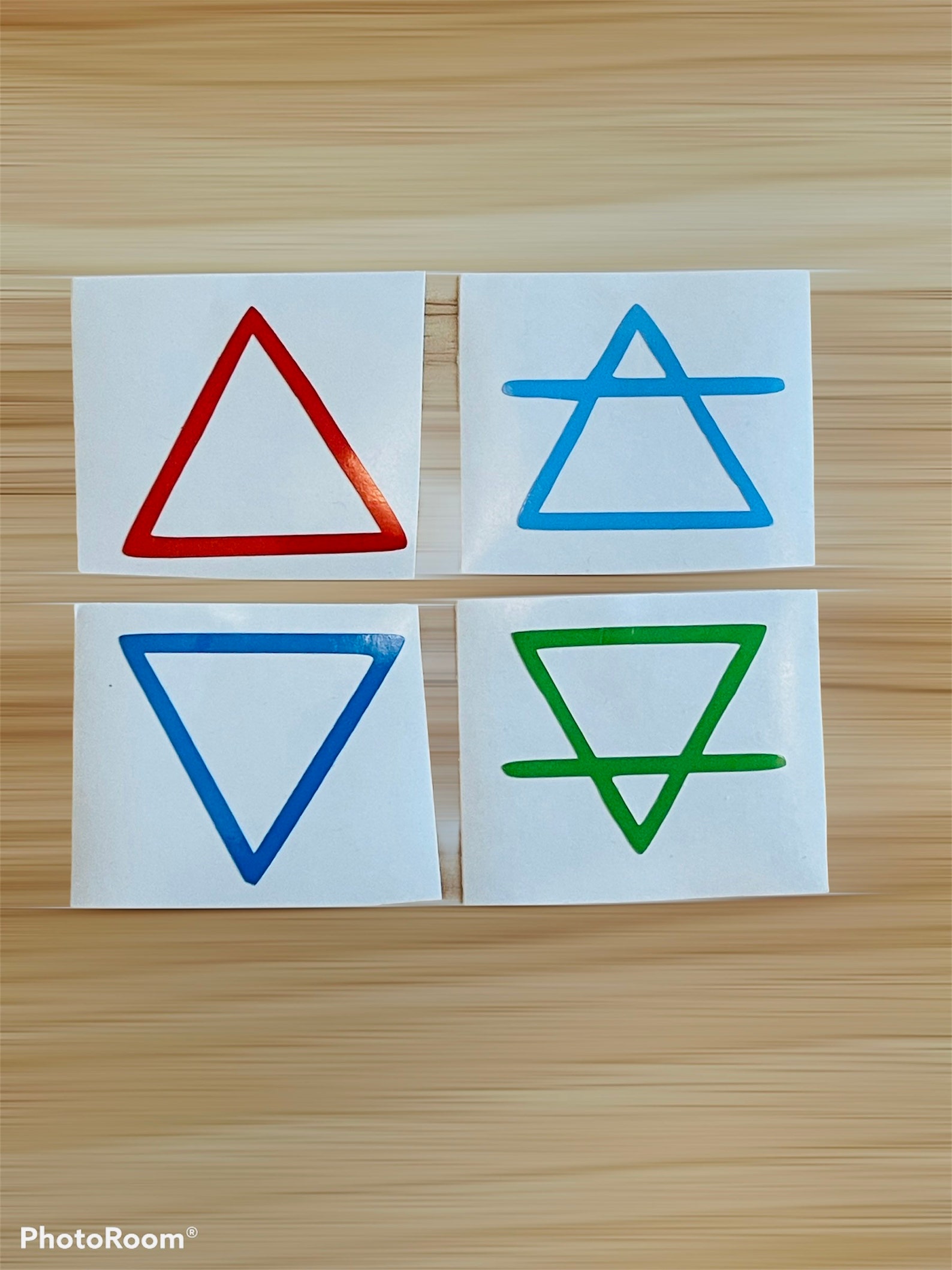 Elemental Decals Stickers Fire Earth Air water Etsy