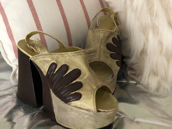 Retro 70's Platform Heels