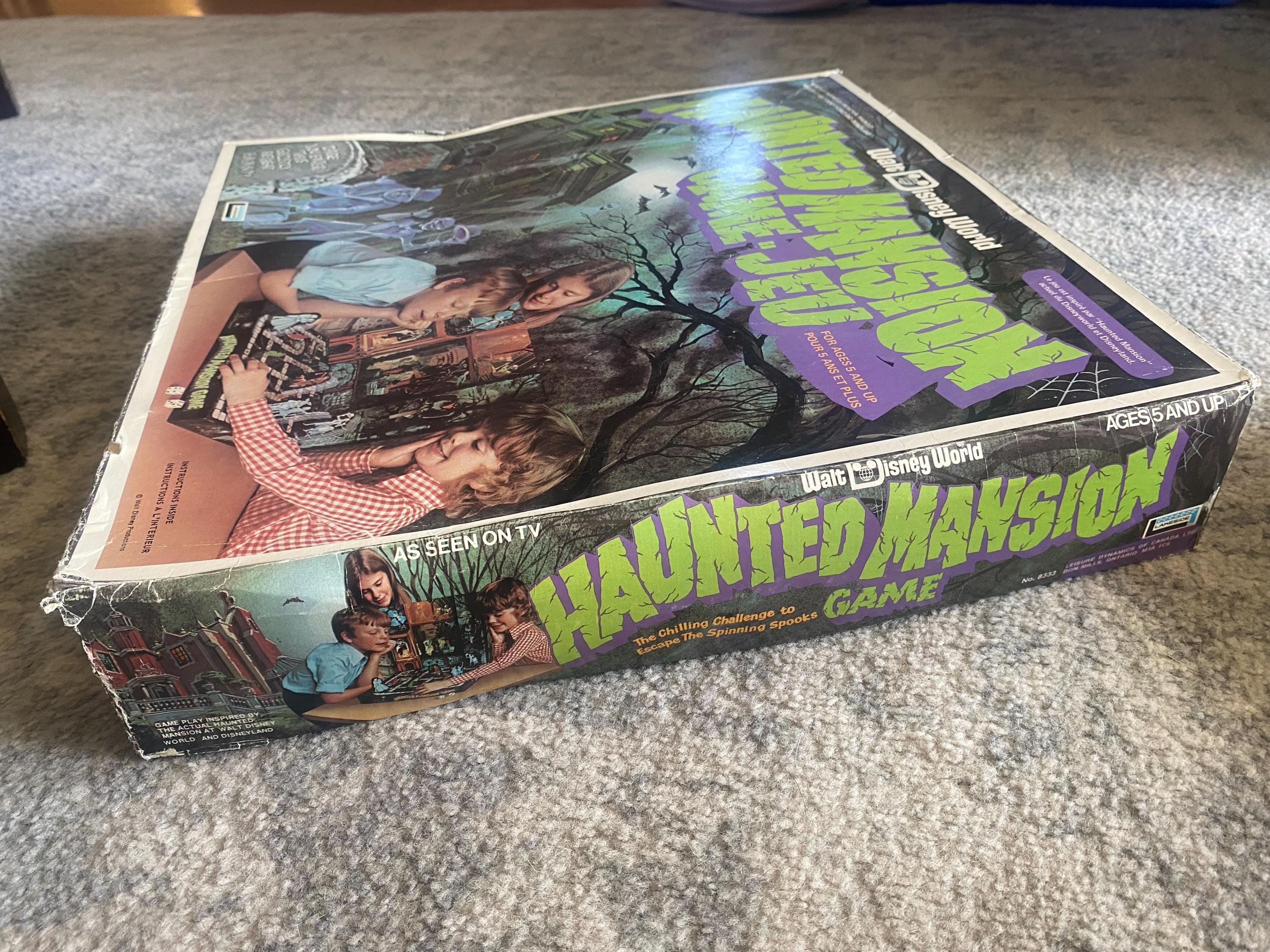 【中古】 Disney's Haunted Mansion / Game Vintage Disney Haunted Mansion Board Game - Etsy