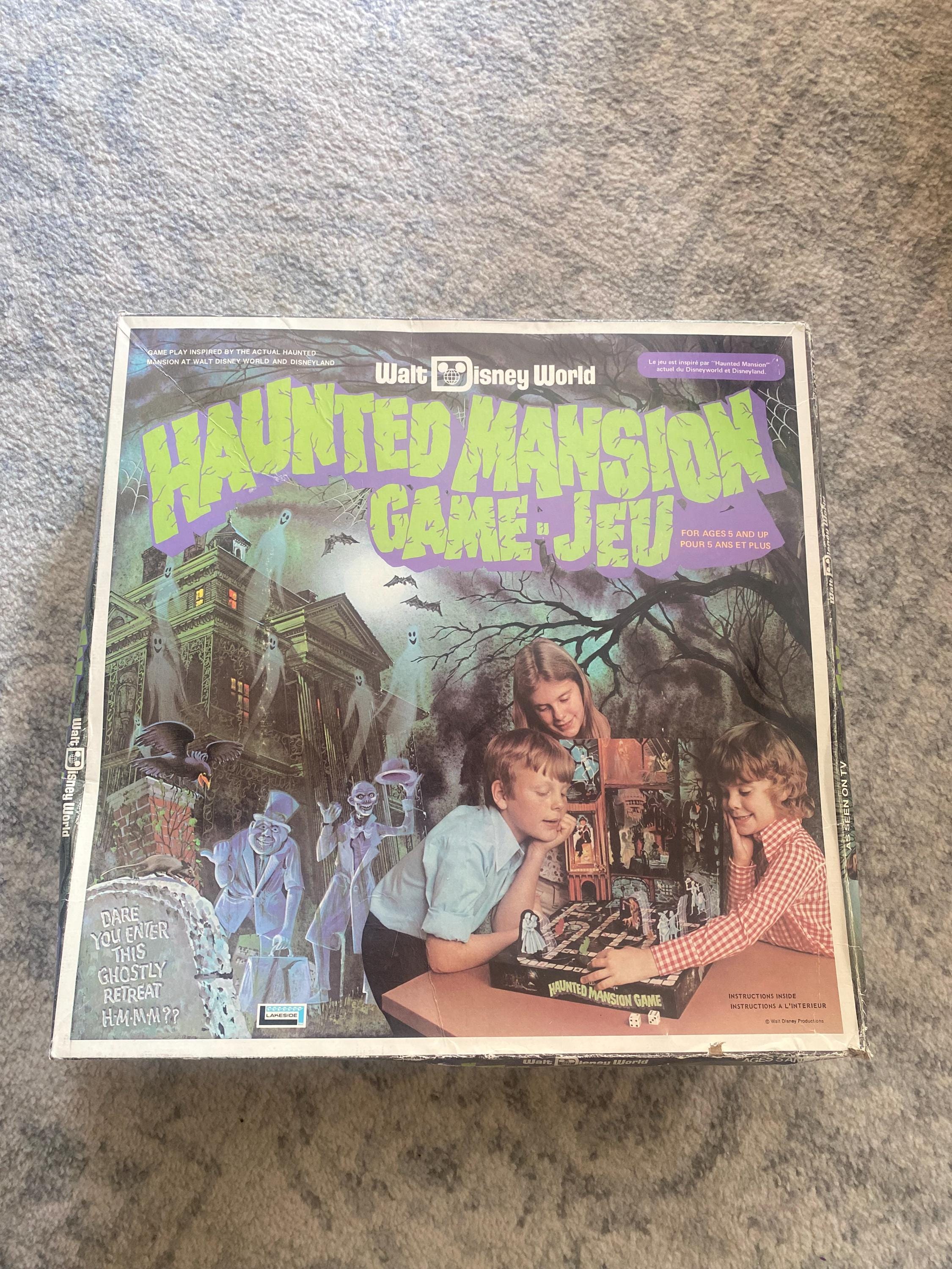 Vintage Disney Haunted Mansion Board Game - Etsy