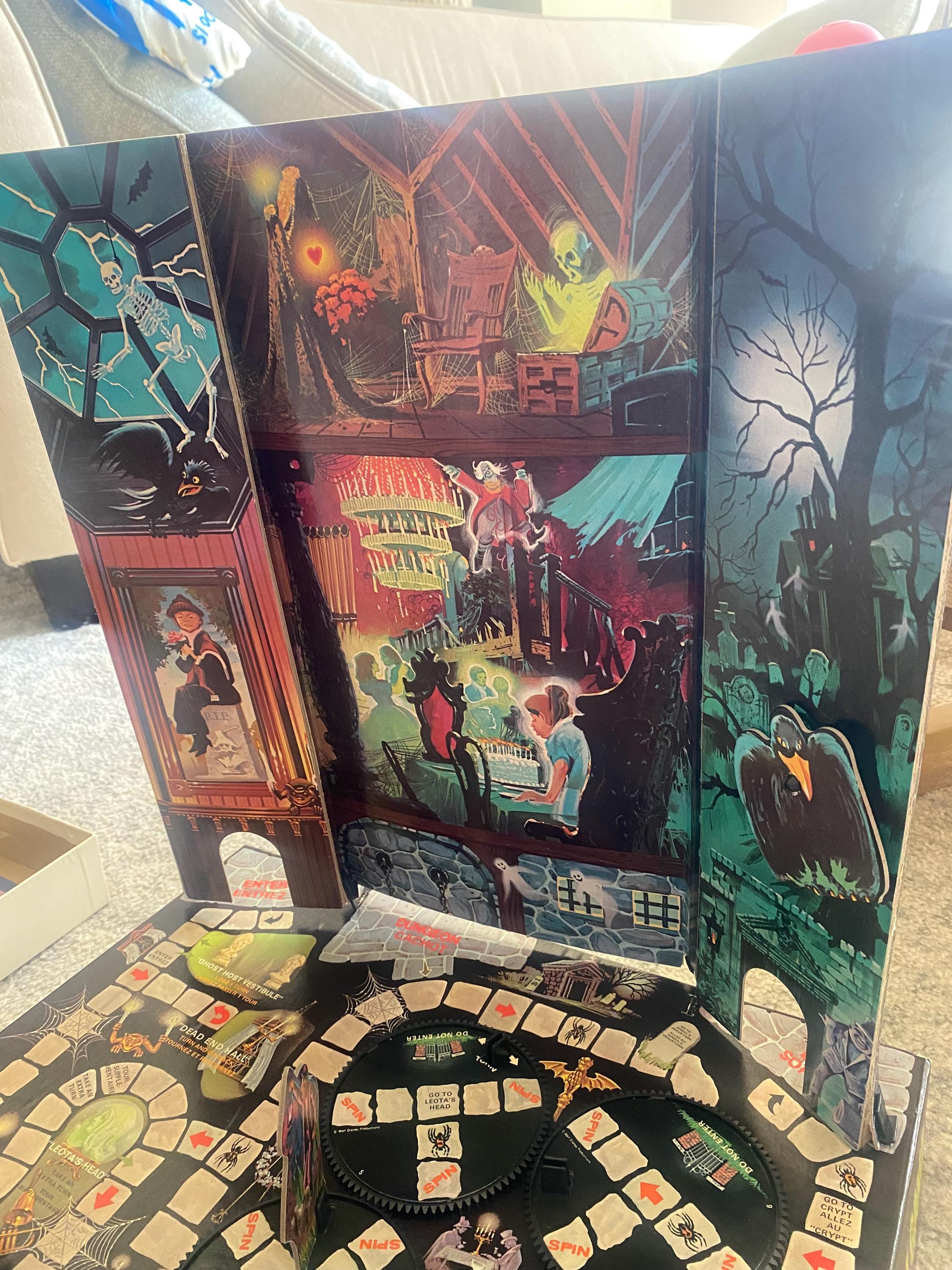 Vintage Disney Haunted Mansion Board Game - Etsy