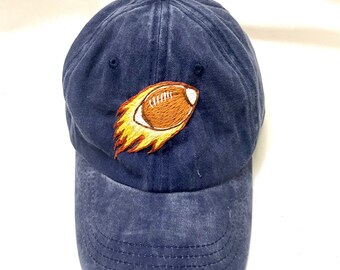 Fire Baseball Embroidered Cap, Custom Hat, Dad cap, Sport Embroidery Baseball Cap, Personalized gifts, Gifts for Dad, Father Day Gift