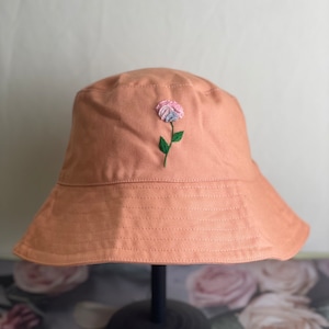 Embroidery Bucket Hat, Women Embroidery Bucket Hat, Custom Bucket Hat, Personalized Christmas Gifts
