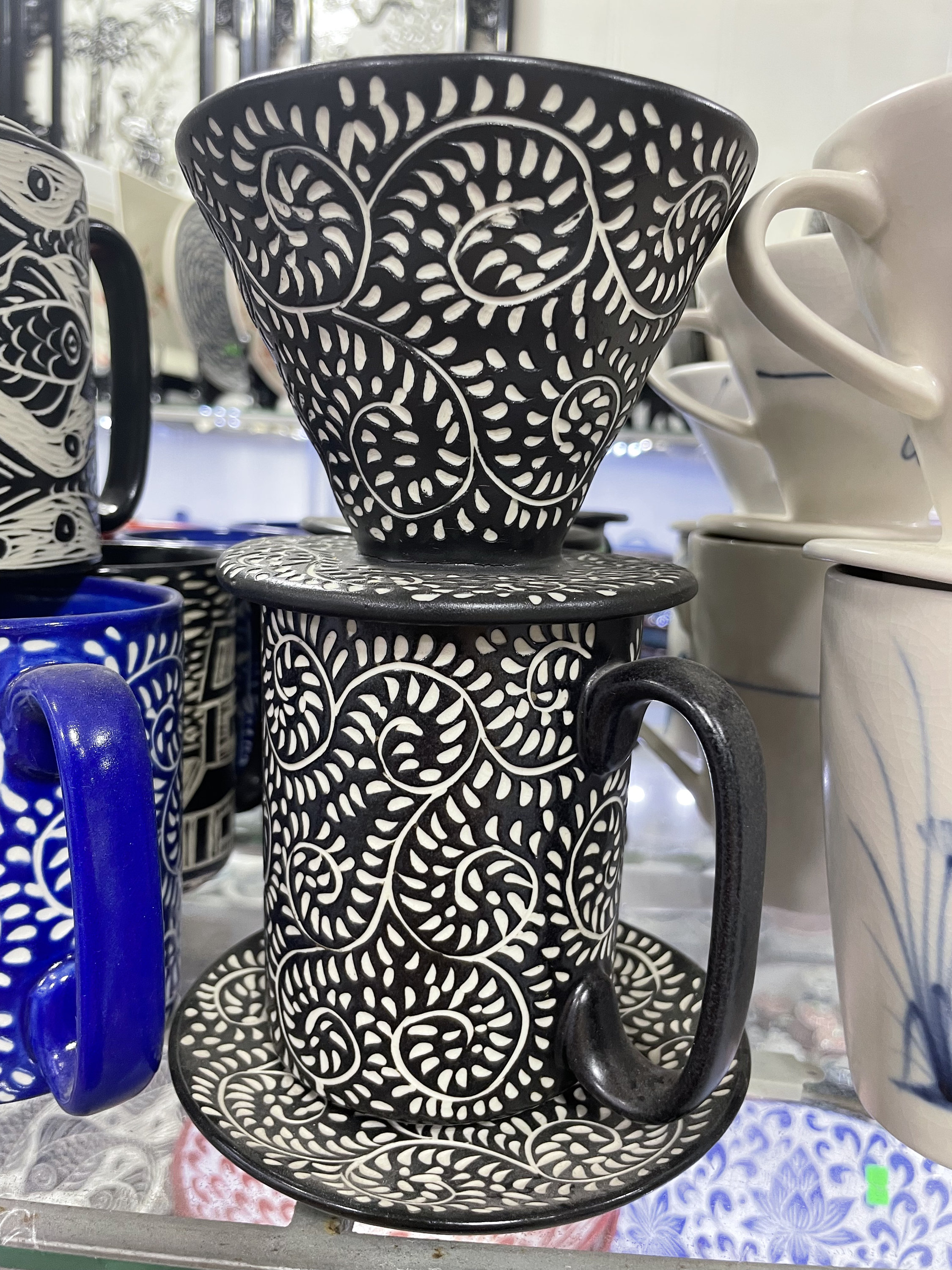 Mozacona Filtro Per Caffè A Goccia In Ceramica Origami - Versatile Per Note Floreali E Fruttate - 4