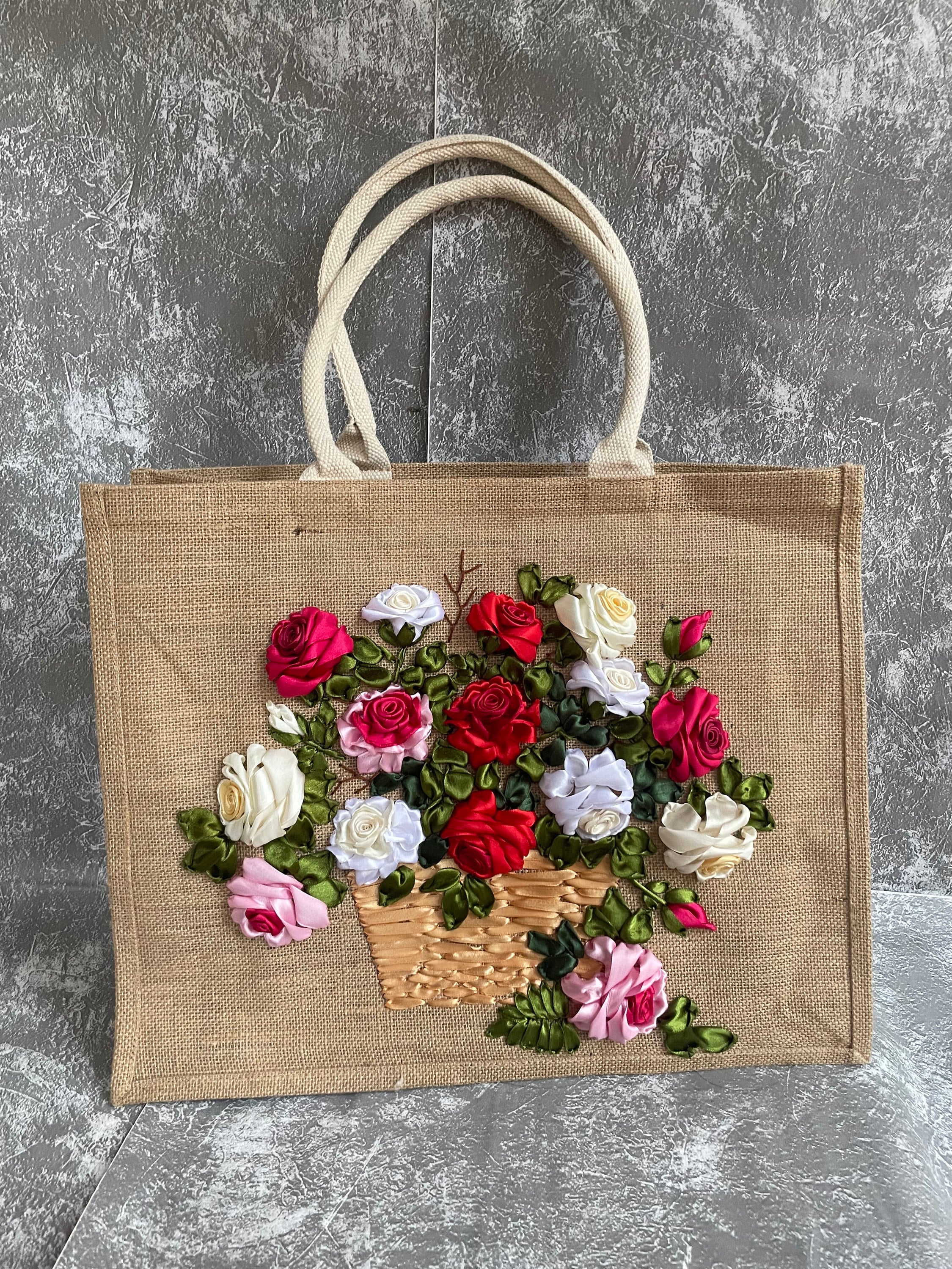 ★HEEARI★ [3rd Reorder] Lily Ribbon Tote Bag_Red Designer fashion, Seoul-fully created | W Concept