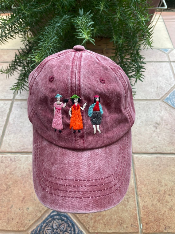 Pink Sisterhood Embroidery Cap | Gift for Her | Fashion  display picture 3