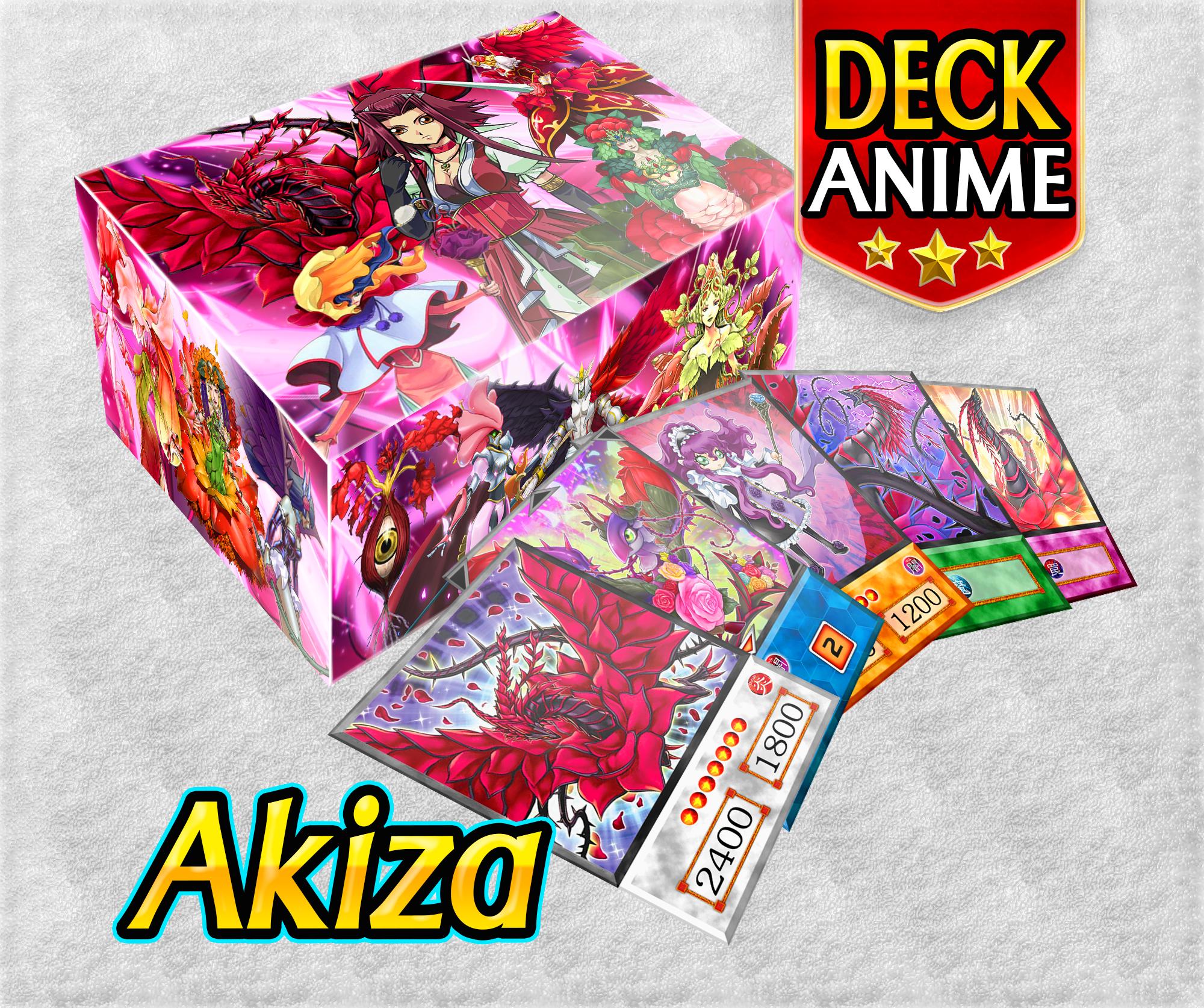 Akiza Izinski Deck Anime (100 Cards +36 Rare) Playmat & Deckbox
