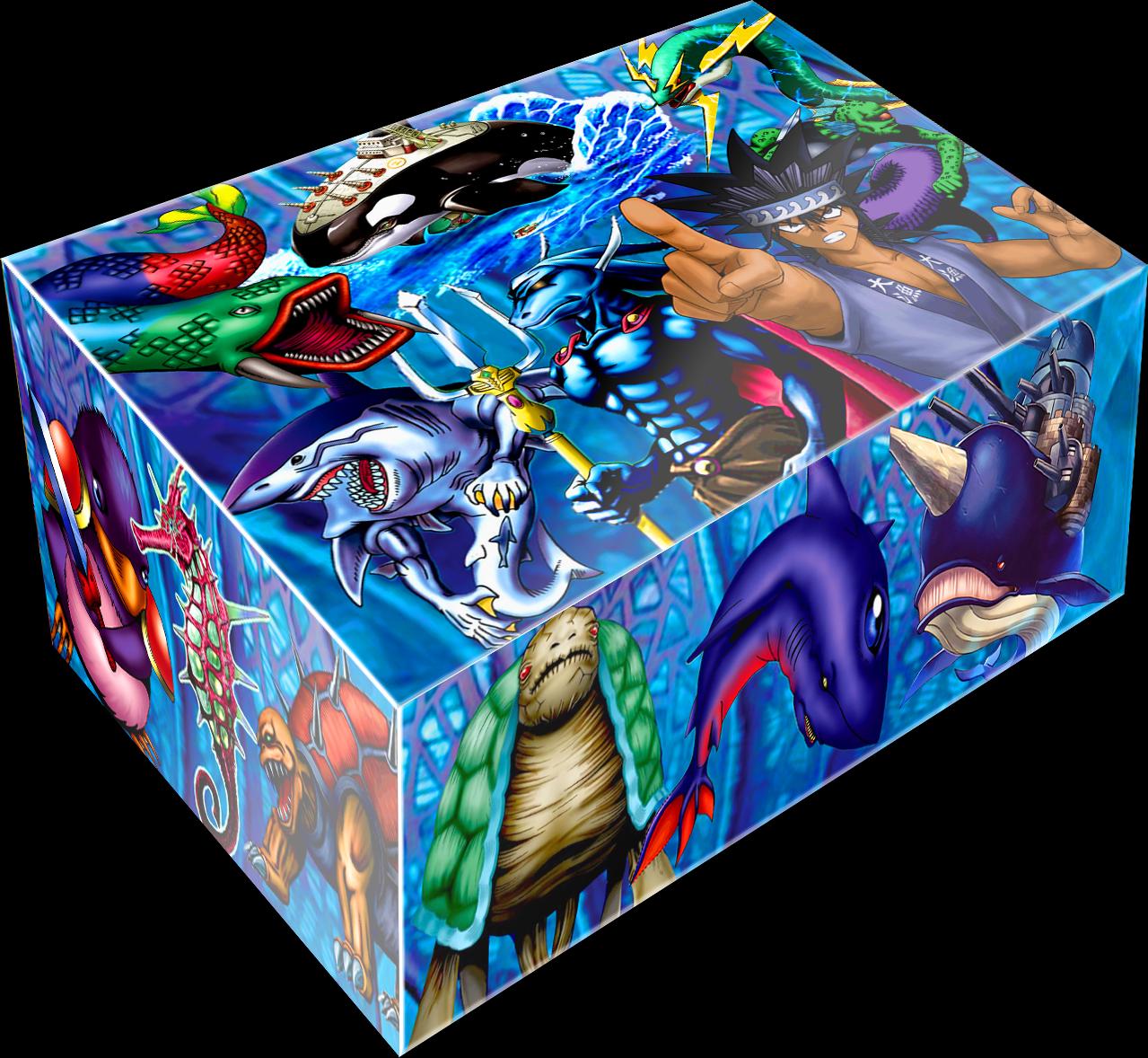 タレントカード homakuma Mako Tsunami Deck Anime (140 Cards +27 Rare) Playmat & Deckbox Ygo