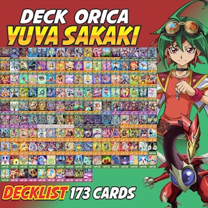 Yuya Sakaki Deck Anime (170 Cards +27 Rare) Playmat & Deckbox