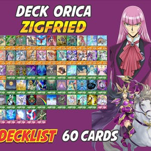 Zigfried Deck Anime (60 Cards +27 Rare) Playmat & Deckbox
