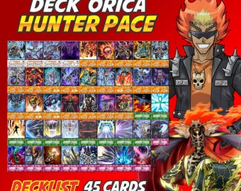 Hunter Deck (40 Cards +36 Rare) +deckbox & Playmat Anime Orica - Etsy