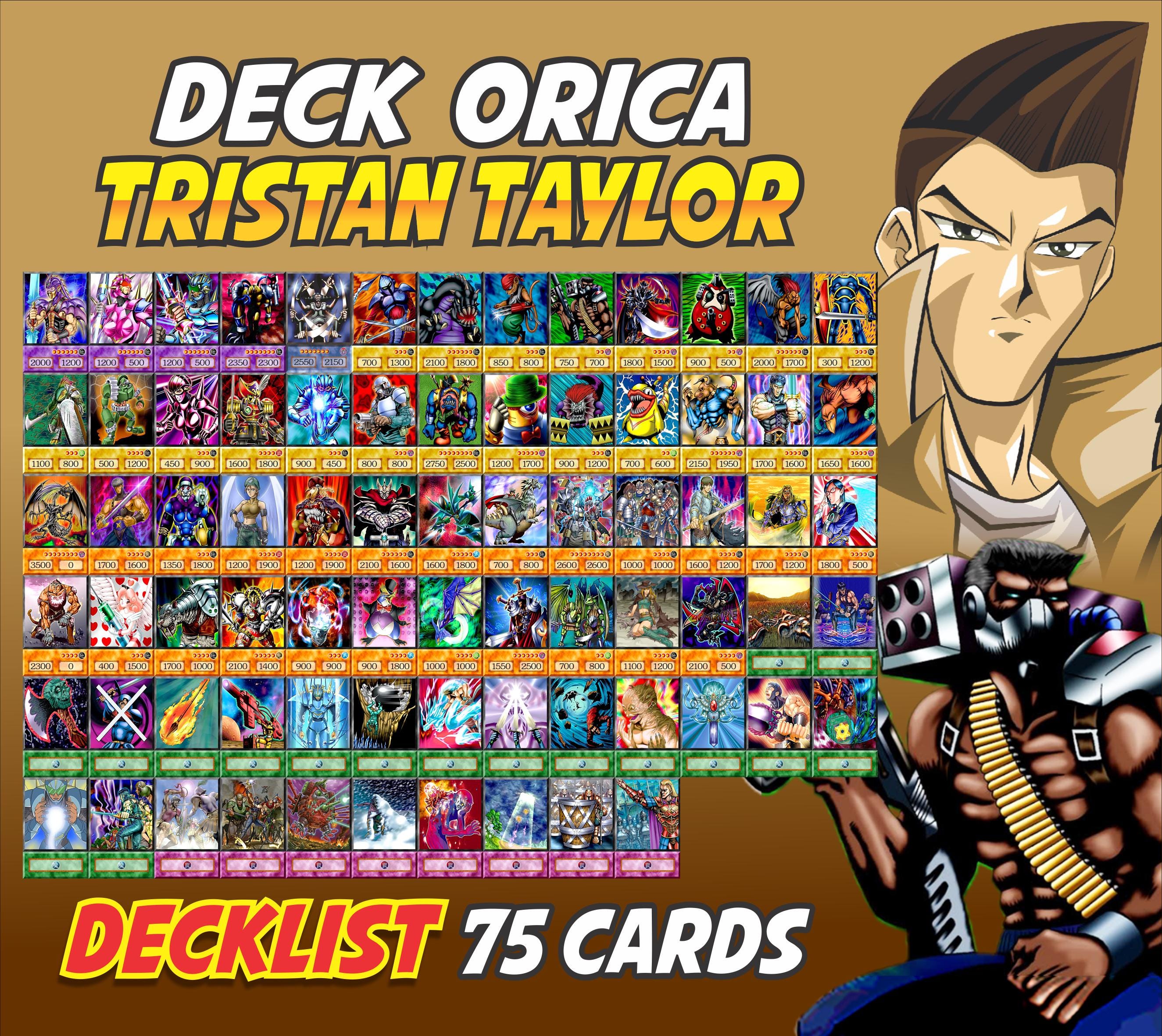 Tristan Taylor Deck Anime (70 Cards +27 Rare) Playmat & Deckbox