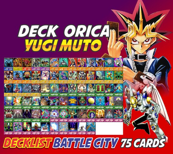 Yugi Muto 75 Cards Deck Anime Orica battle City Etsy