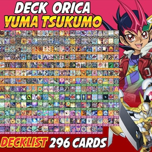 Yuma Tsukumo Deck Anime (290 Cards +27 Rare) Playmat & Deckbox