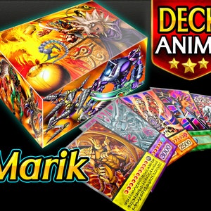 Marik Ishtar Deck Anime (90 Cards +9 Rare) Playmat & Deckbox