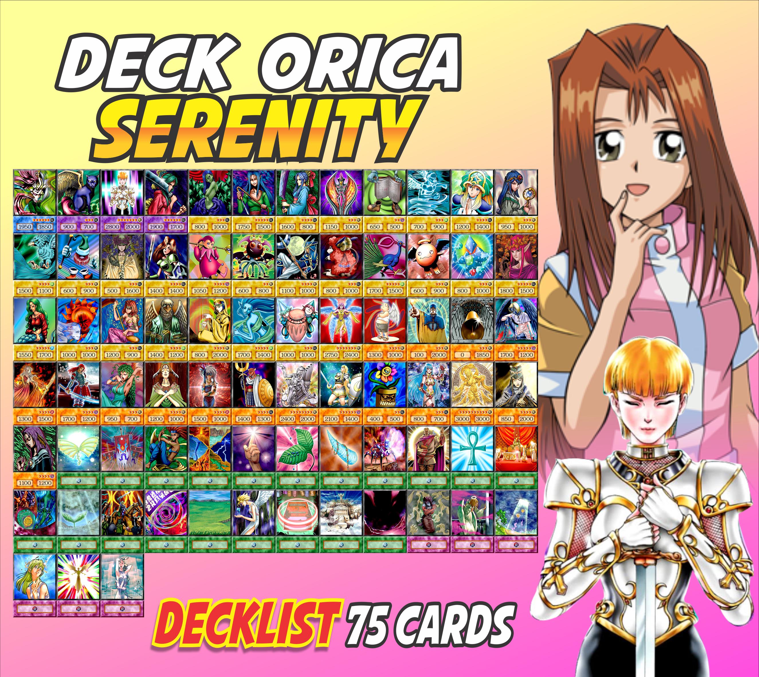Serenity Wheeler Deck Anime (70 Cards +27 Rare) Playmat & Deckbox Ygo - Etsy