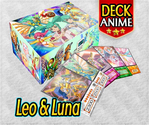 Leo and Luna Deck Anime (100 Cards +27 Rare) Playmat & Deckbox Ygo - Etsy New Zealand Leo and Luna Deck Anime (100 Cards +27 Rare) Playmat & Deckbox Ygo - Etsy New Zealand